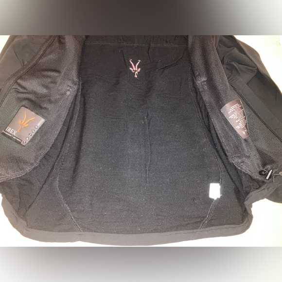 Ibex Men’s Jacket Climawool Softshell Black/Red Medium - Pre-owned - Picture 2 of 16